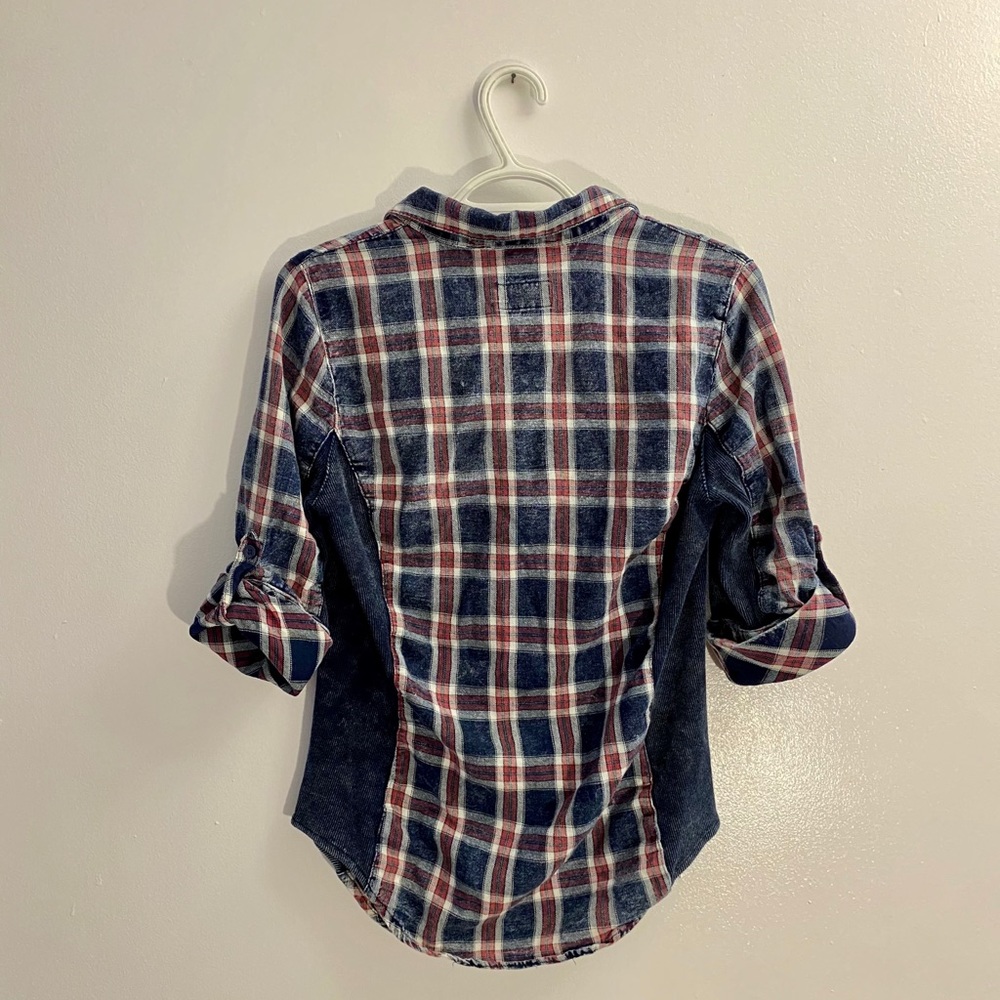 Plaid Button Up - Picture 3 of 4